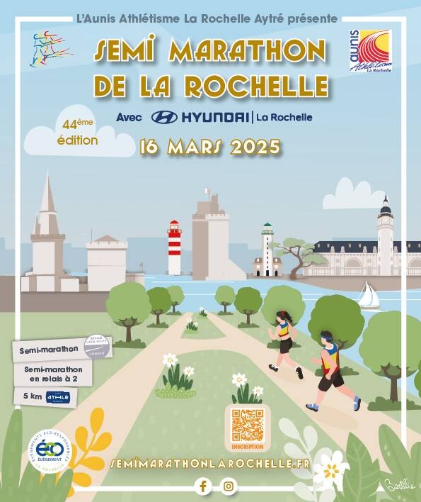 Sport - Semi-marathon de La Rochelle Le 16 mars 2025