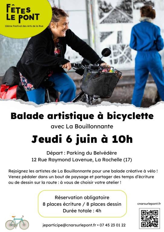 Animation - Balade artistique à bicyclette Du 6/6/2024 au 6/6/2026