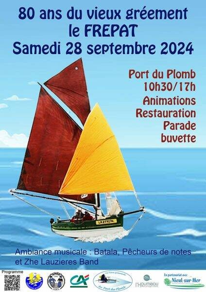 Animation - Les 80 ans du vieux gréement Le Frepat Le 28 sept 2024