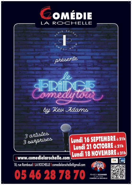 Spectacle - Le Fridge Comedy tour by Kev Adams Du 16 sept au 18 nov 2024