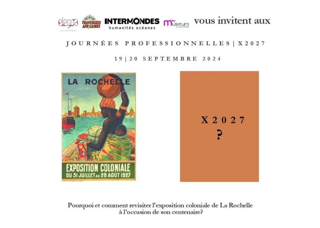 Journées professionnelles X2027 Du 19 au 20 sept 2024