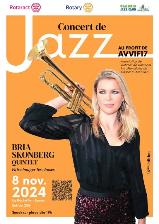 Concert - Jazz - Bria Skonberg Quintet Le 8 nov 2024