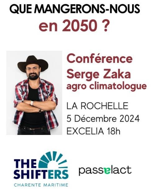 Conférence - Que mangerons-nous en 2050 Le 5 déc 2024