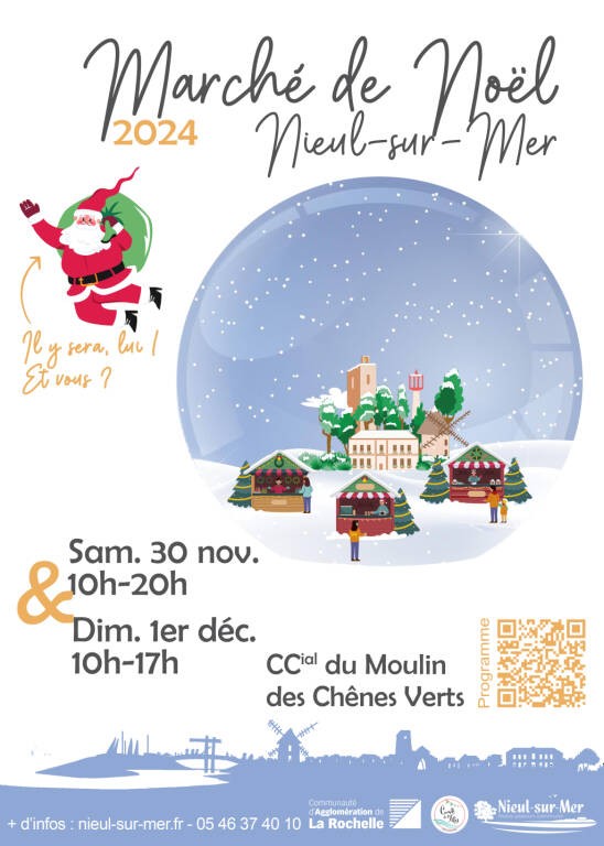 Marché de Noël de Nieul-sur-Mer Du 30 nov au 1 déc 2024