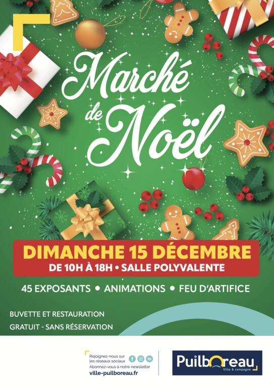 Marché de Noël de Puilboreau Le 15 déc 2024