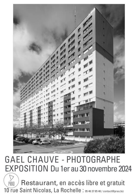 Exposition - Gael Chauvé - Photographe Du 1 au 30 nov 2024