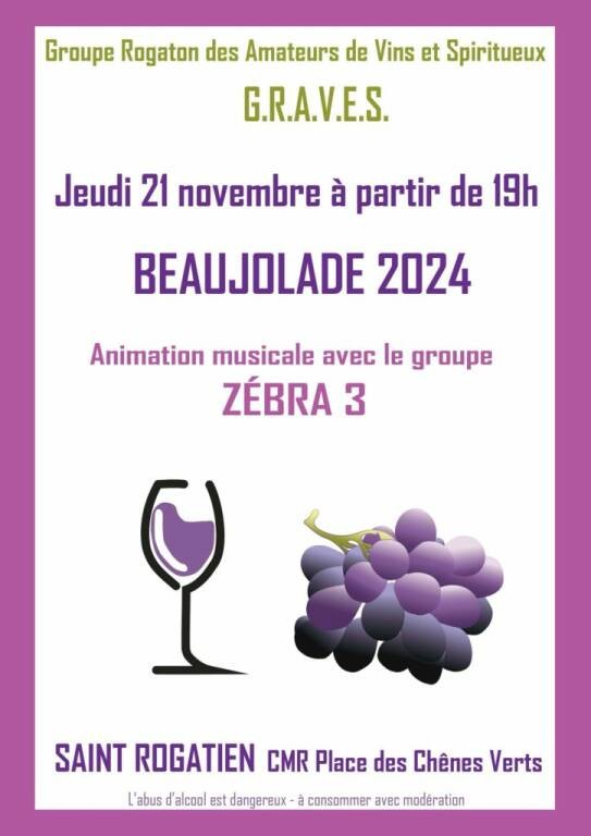 Animation - Beaujolade Le 21 nov 2024