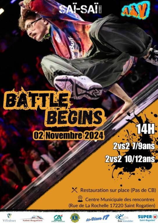 Danse - Battle Begins Du 2 au 16 nov 2024