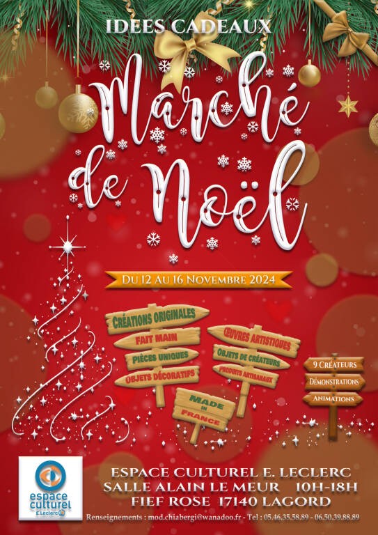 Marché de Noël de créateurs Du 13 au 16 nov 2024