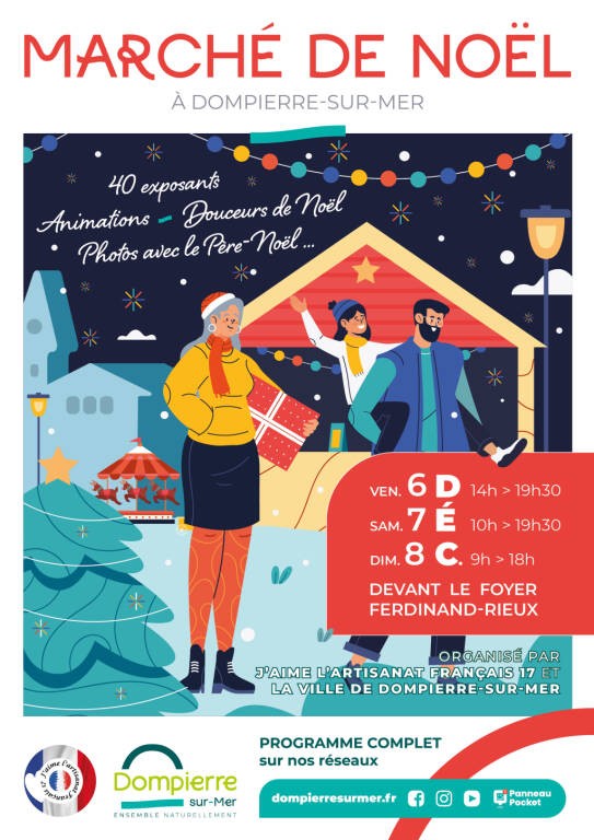 Marché de Noël de Dompierre sur mer Du 6 au 8 déc 2024