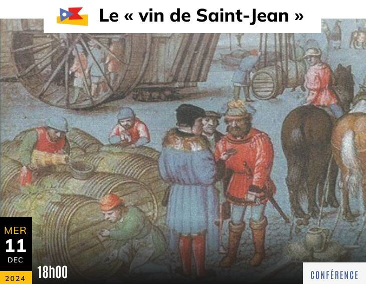 Conférence - Le vin de Saint-Jean Le 11 déc 2024