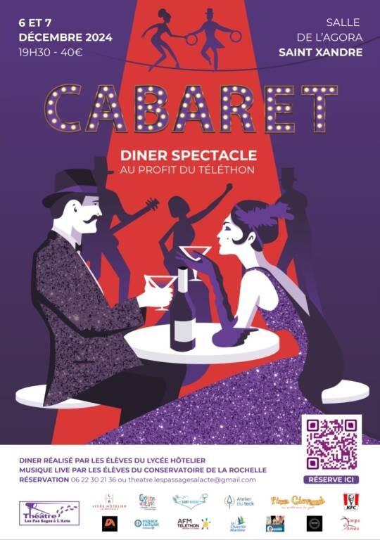 Dîner spectacle - Cabaret Du 6 au 7 déc 2024