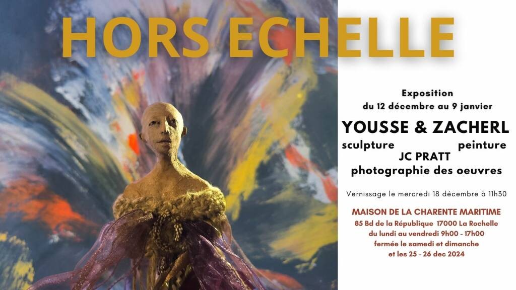 Exposition - Hors échelle - Yousse & Zacherl Du 12/12/2024 au 9/1/2025