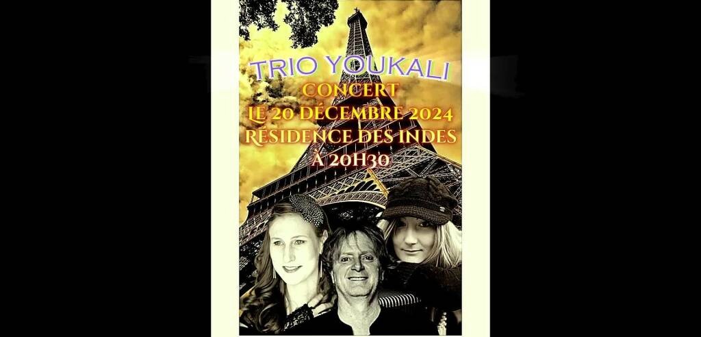 Concert - Trio Youkali Le 20 déc 2024