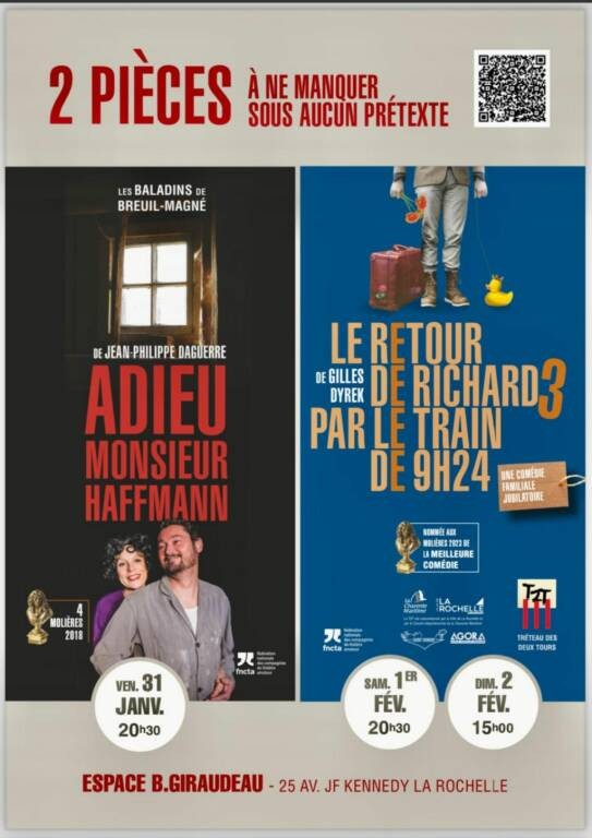 Théâtre - Le retour de Richard 3 par le train de... Du 1 au 2 fév 2025