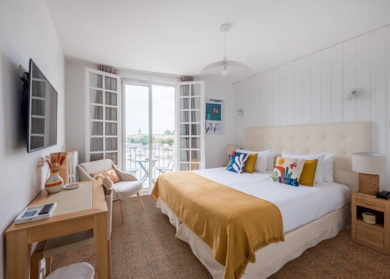 La Tour de Nesle - Chambre avec balcon et vue panoramique sur le Vieux Port