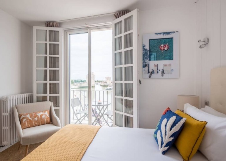 La Tour de Nesle - Chambre avec balcon et vue panoramique sur le Vieux Port