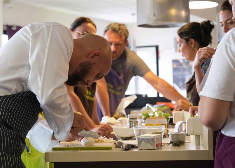 cours de cuisine démonstration