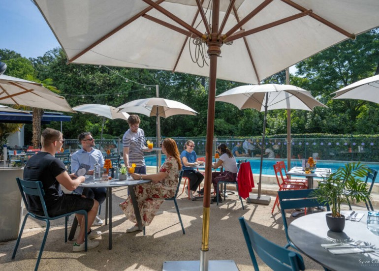 Terrasse du restaurant Les Pincettes